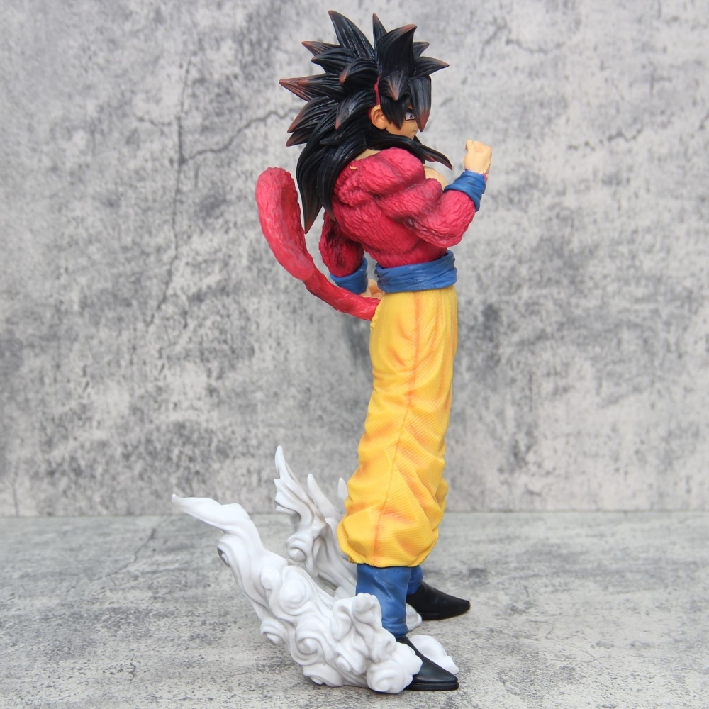 Mô Hình Songoku SSJ4 Tóc Đen dáng đứng - Cao 30cm - Nặng 700gram - Có Box màu - Figure anime Dragon ball