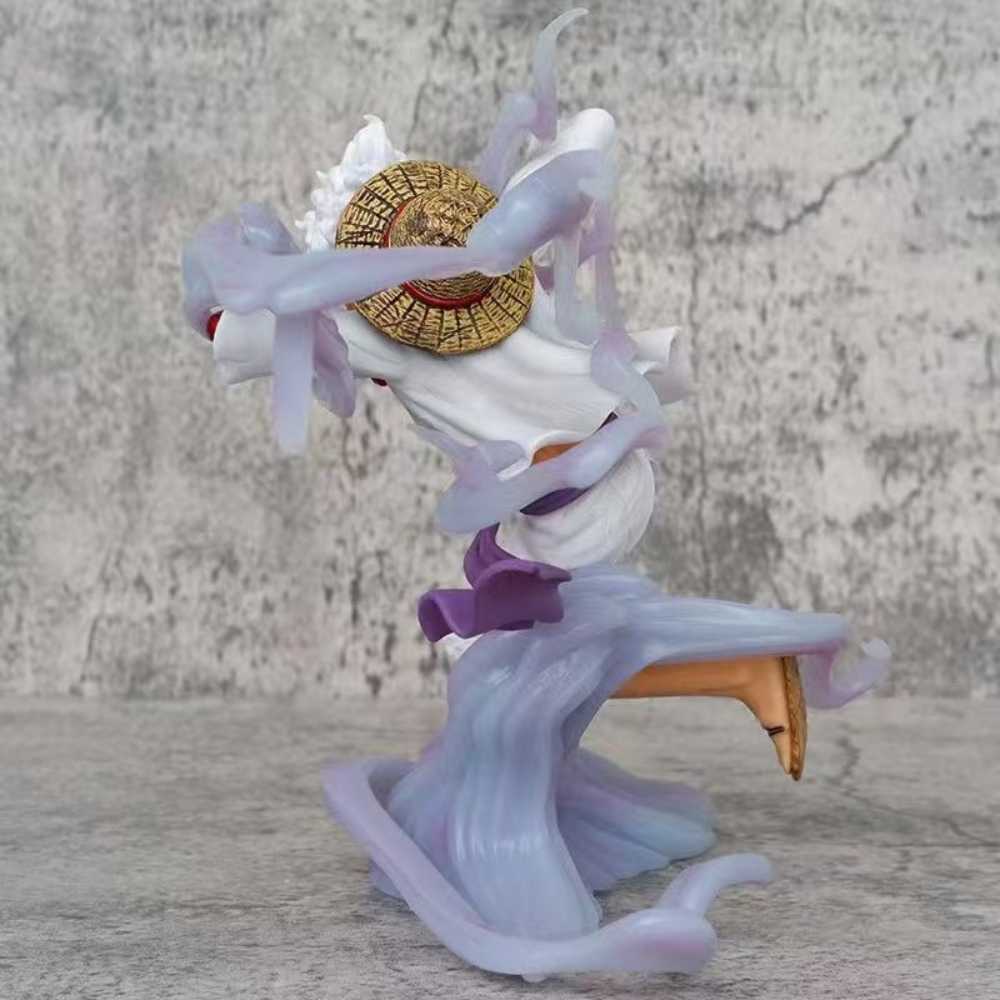Mô Hình OnePiece luffy gear 5 trạng thái chiến đấu - cao 20cm - nặng 470gram - Figure One Piece - Hộp Màu N4-K15