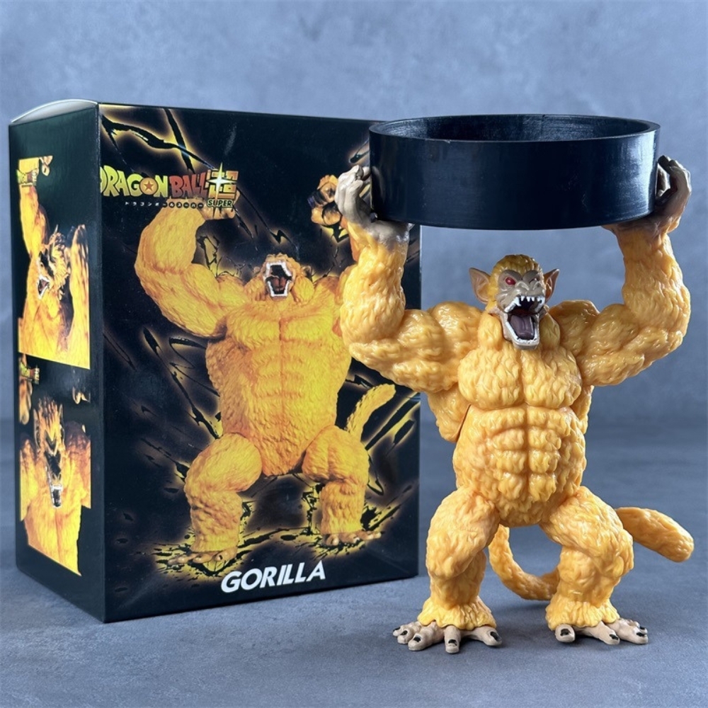 Mô Hình DragonBall Khỉ vàng nâng tạ - cao 15cm nặng 255gram - Figure DragonBall - hộp Màu K28-T1-S10