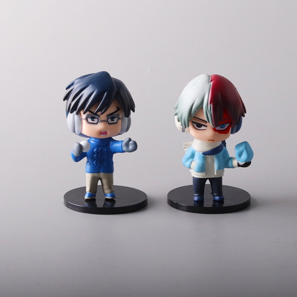 Mô Hình Học Viện Anh Hùng bộ 6 nhân vật - Cao 8-9cm - nặng 300gram - My Hero Academia - No Box - K33-T2-S11