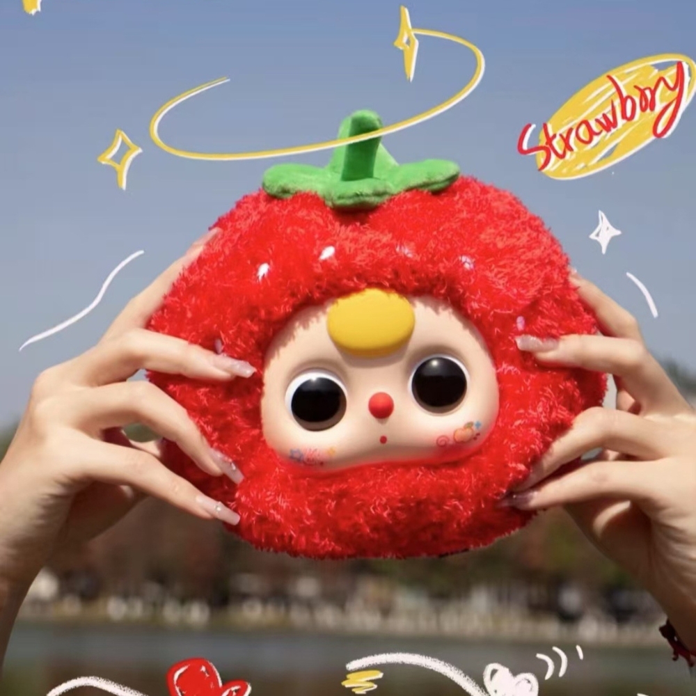 Hàng Chính Hãng - Blinbox babythree trái cây blind box set 6 ngẫu nhiên - cao ~ 13cm - Nặng 500gram - Túi Mù - Hộp Màu
