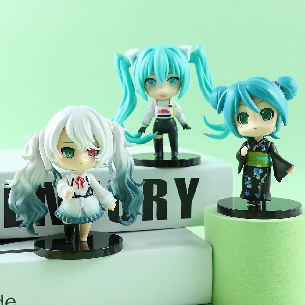 Mô Hình Hatsune Miku bộ 6 mô hình miku Bản A - Cao 9cm - nặng 300gram - Figure Miku - Bọc Túi - No Box - N3-K35-T1-S3