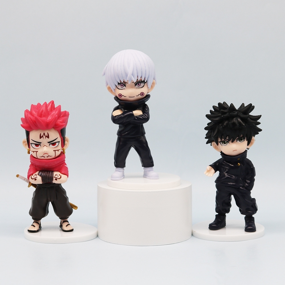 Mô Hình Jujutsu Kaisen bộ 7 chú thuật hồi chiến - Cao 10.5cm - nặng 200gram - No Box : bọc túi OPP - Figure anime Jujutsu Kaisen - N3-K43-T3-S2