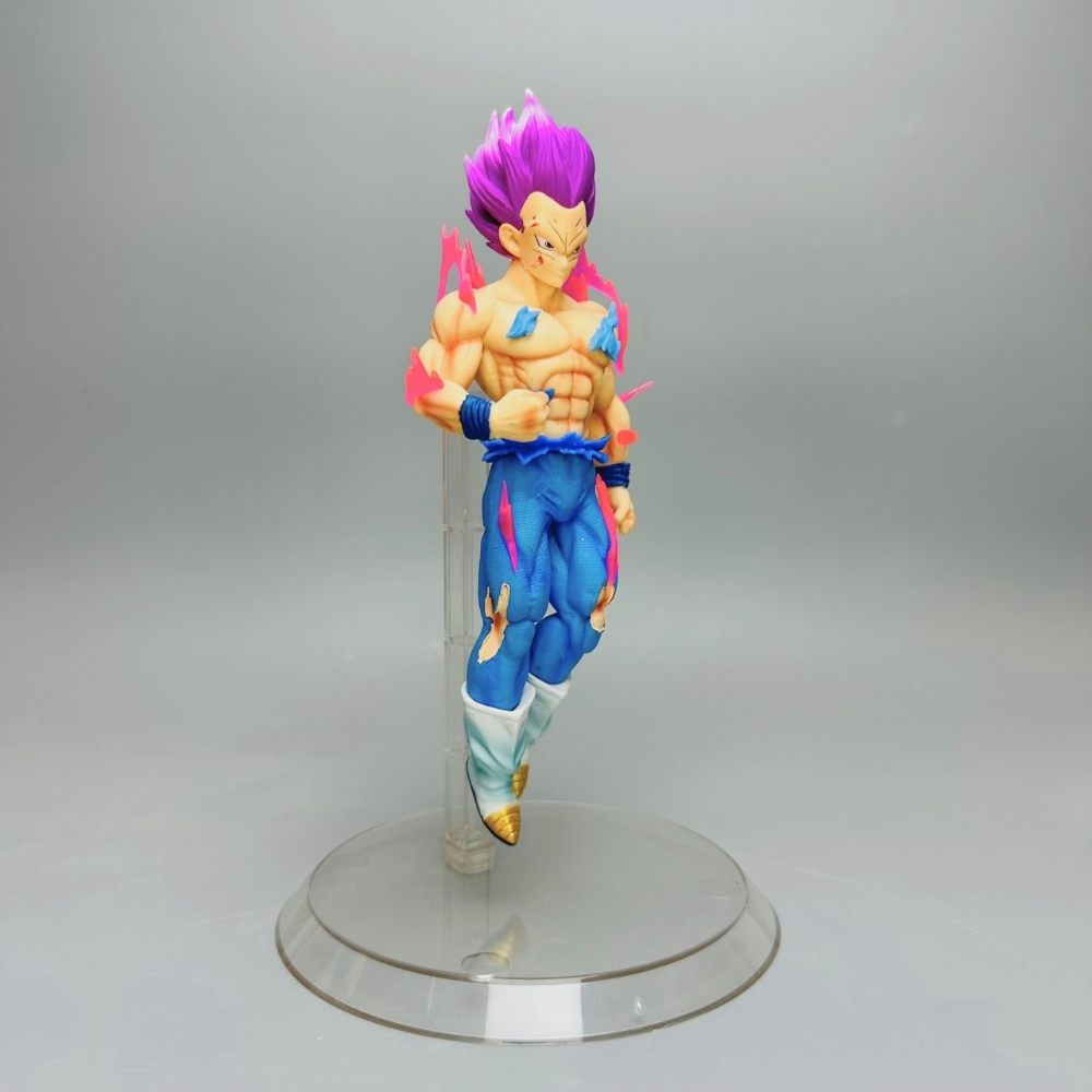 Mô Hình Dragon Ball Vegeta tóc tím cởi trần Cao 20cm Nặng 200gram - Figure DragonBall - Có Hộp Màu