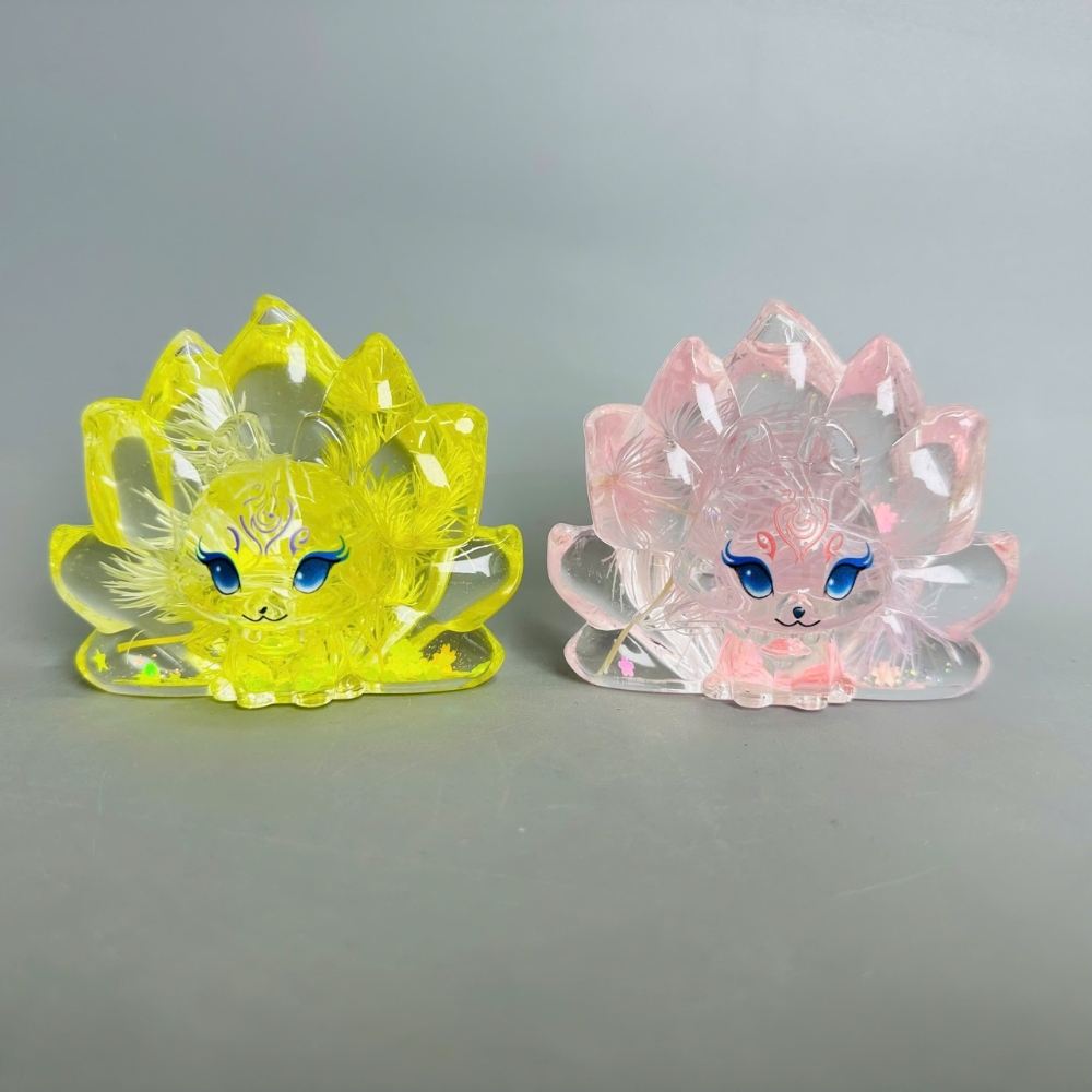 Mô hình charm hồ ly size to kích thước cao : 7.5cm nhiều màu decor siêu xinh - no box