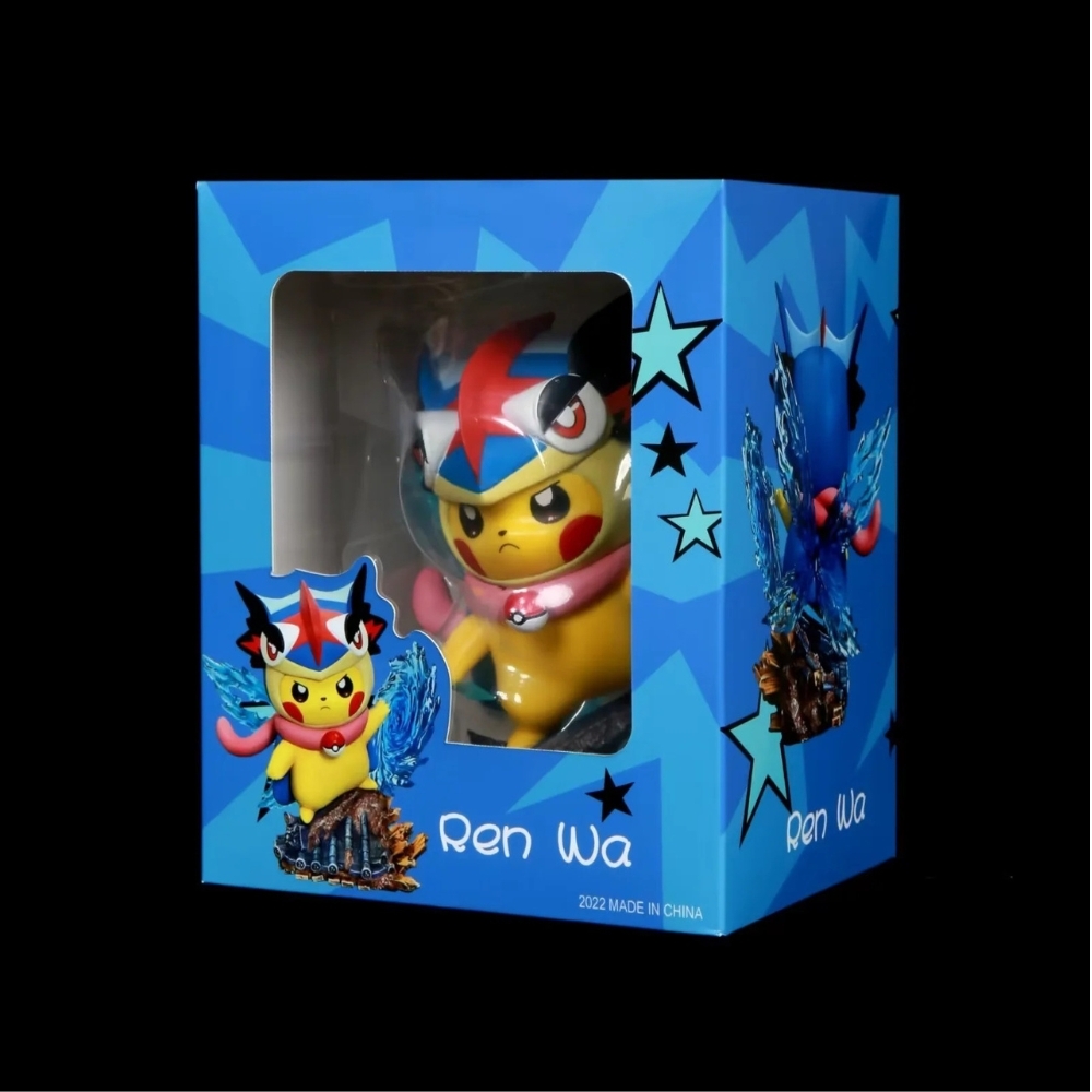 Hàng Cao Cấp - Mô Hình Pokemon pikachu cosplay ninja bản cao cấp - Cao : 12cm - Nặng : 300gram - Figure pokemon - Full Box - N1-K51-T4-S1