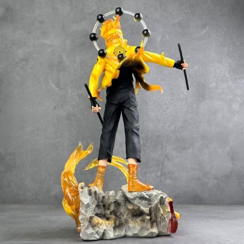Mô hình Ninja - ( No brand ) lục đạo dáng đứng có đế siêu đẹp - Cao 37.5cm - nặng 2kg - Box Màu - SKU : na92a ( VAT : 002-03-160 ) K154-T4-S1