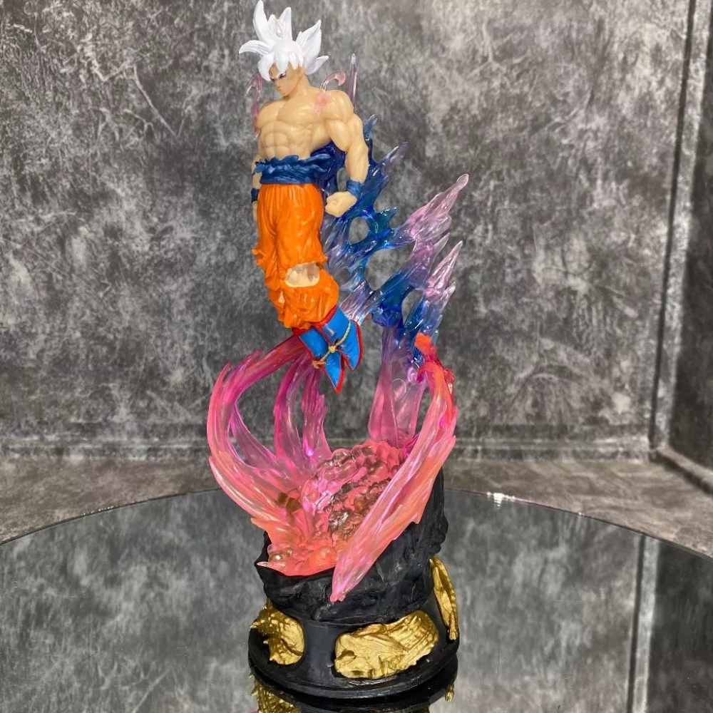 Mô Hình Dragon Ball Songoku ultral vô cực có led - Cao 25cm - Nặng 500gram - Figure DragonBall - No box - N2