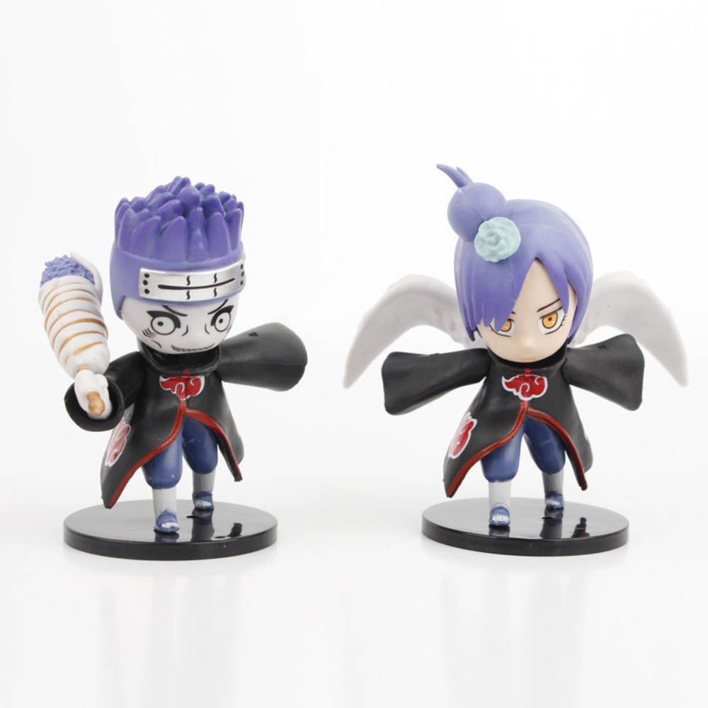 Hàng Cao Cấp - Mô hình Naruto Bộ 6 các nhân vật Naruto Bản B - Cao 9 - 10cm - nặng 100gram - Figure Naruto - No Box - N3-K38-T2-S2