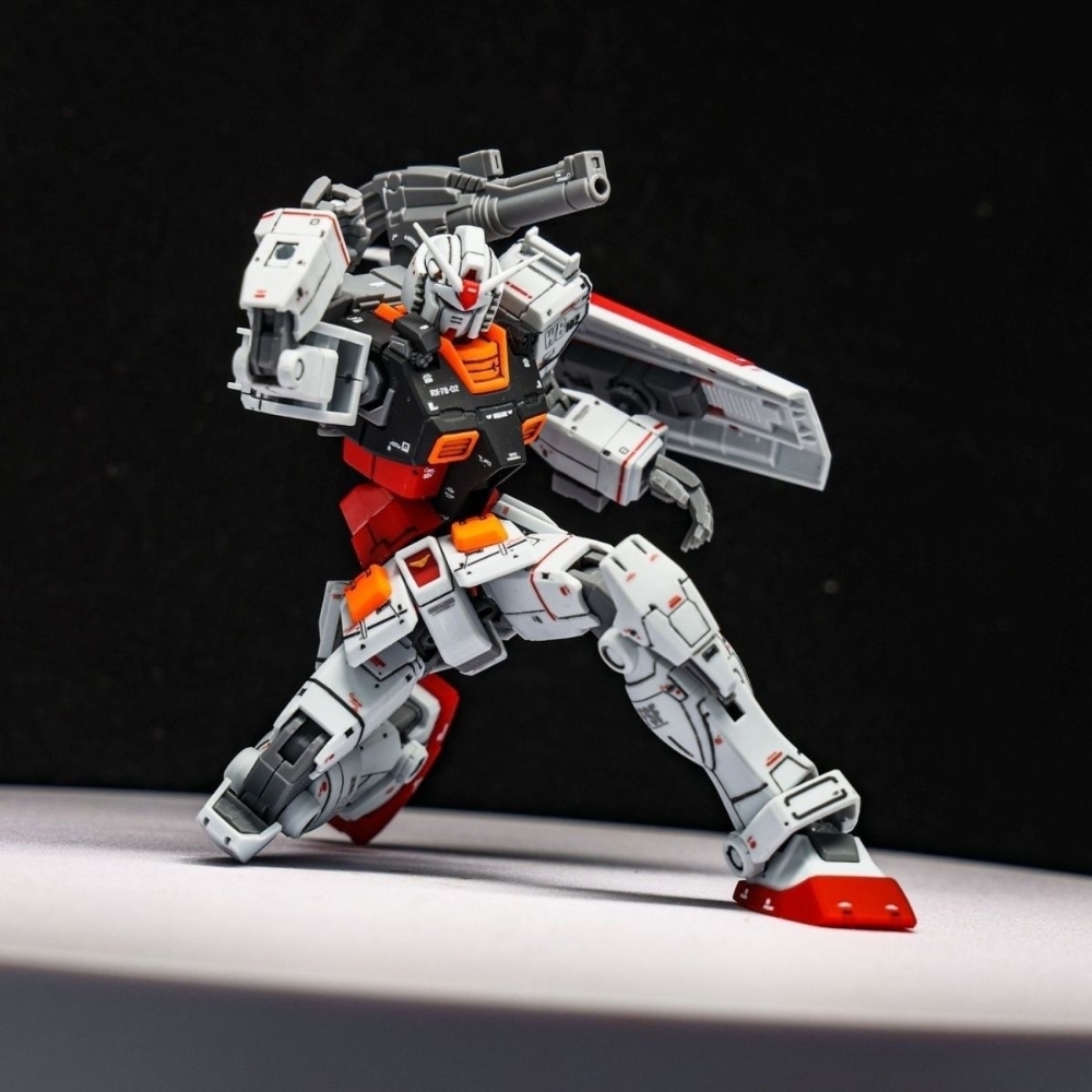 Mô hình Gundam HG 1/144 RX-78-02 Cao 17cm - nặng 150gram - Figure Gundam - Có hộp màu SKU : XD026 - N1-K6-T4-S3