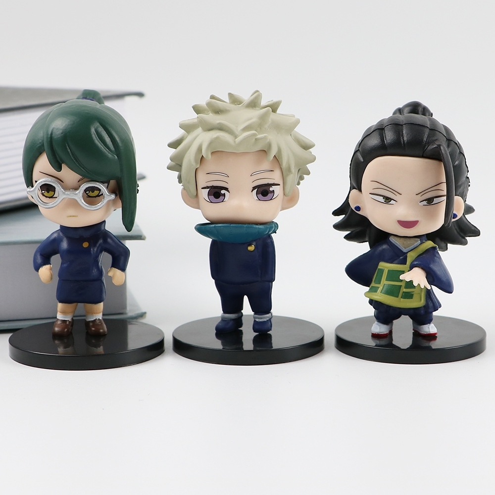Mô Hình Jujutsu Kaisen bộ 6 chú thuật hồi chiến Bản B - Cao 6-8cm - nặng 300gram - bọc túi OPP - No box - N3-K43-T2-S3