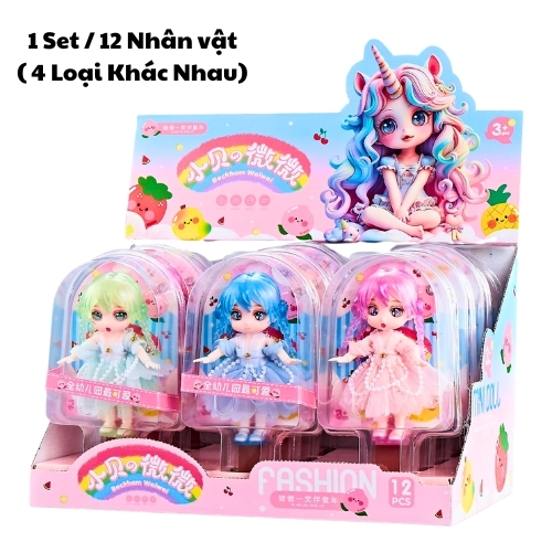Đồ Chơi Búp Bê Miku váy công chúa ( Màu Ngẫu Nhiên ) . Cao 20cm - ngang 10cm .  SKU : BB-923