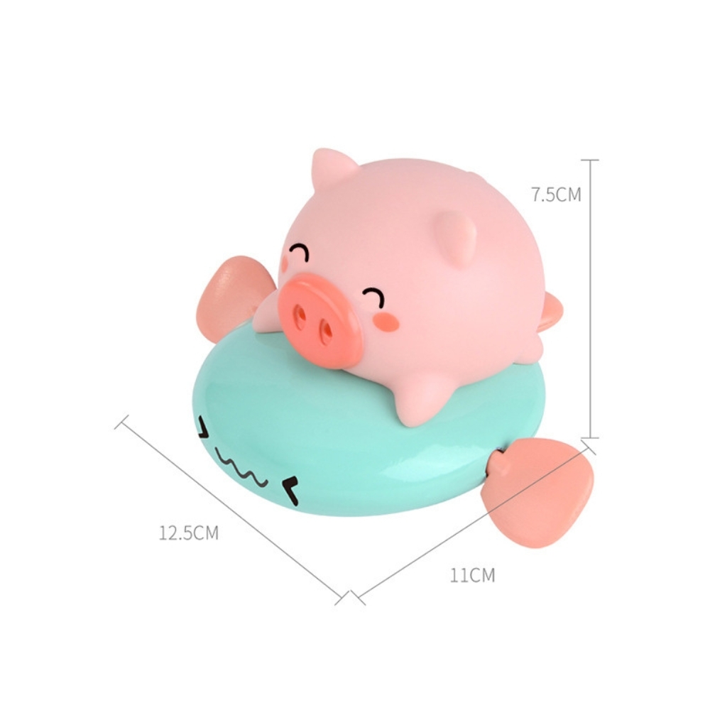 Đồ Chơi Nhà Tắm Lợn Bay - Dài 12.5cm - Rộng 11cm - Nặng : 200gram - No Box -( VAT :G873-77 )- K75-T2-S4