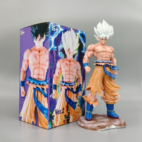 Mô hinh Goku Tóc Trắng . Cao 21cm , nặng 220gram - Box Màu - K30-T1-S10