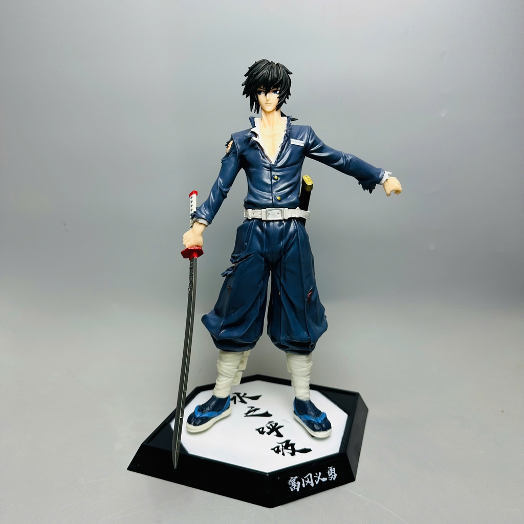 Mô Hình Kimetsu No Yaiba Thuỷ Trụ Tomioka Giyuu dáng đứng siêu ngầu cao 28cm nặng 700g - Figure Thanh gươm diệt quỷ - N4-K4-BL1 - N1-K14-T1-S1