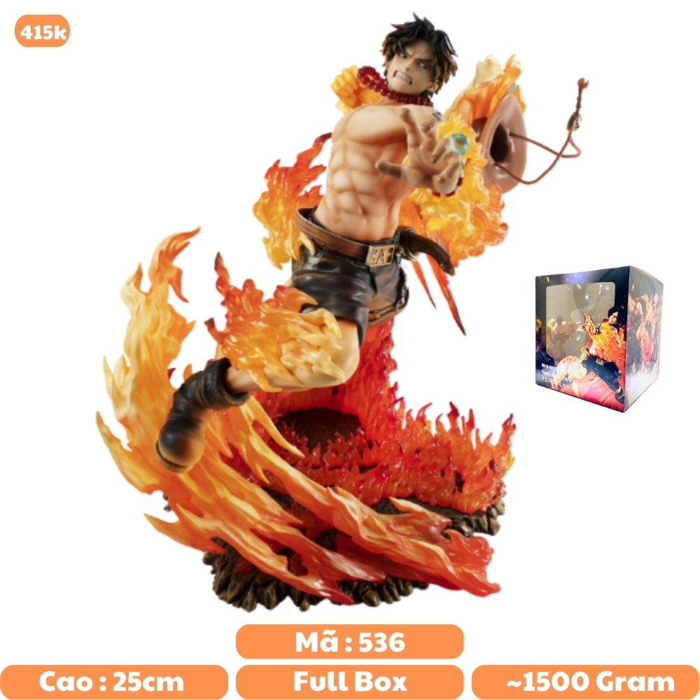 Mô hình đồ chơi - ACE hoả quyền trạng thái chiến đấu - One Piece - N1-K38-T4-S2