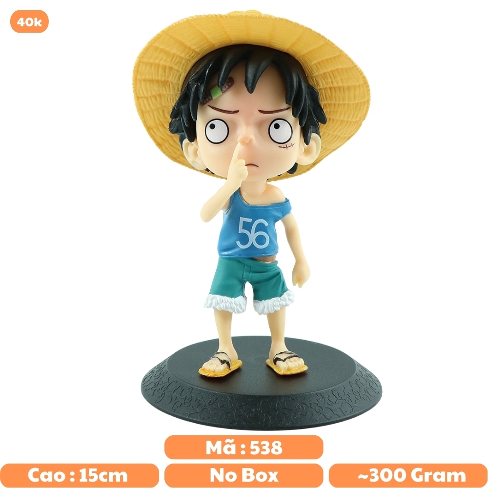 Mô hình đồ chơi - Luffy hồi nhỏ siêu dễ thương Cao 15 cm  - One Piece - No box - N1-K49-T1-S2