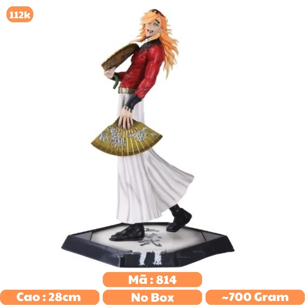 Mô Hình Thượng Huyền Nhị Douma Cao 28cm - Full box - Kimetsu No Yaiba - No Box - A - 8