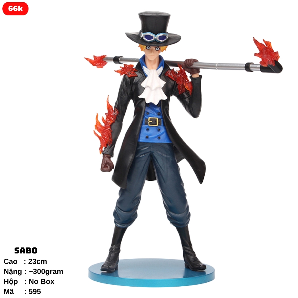 Mô Hình Sabo dáng đứng siều ngầu - cao 23cm nặng 300Gram - OnePiece - No Box - K16-T2-S8