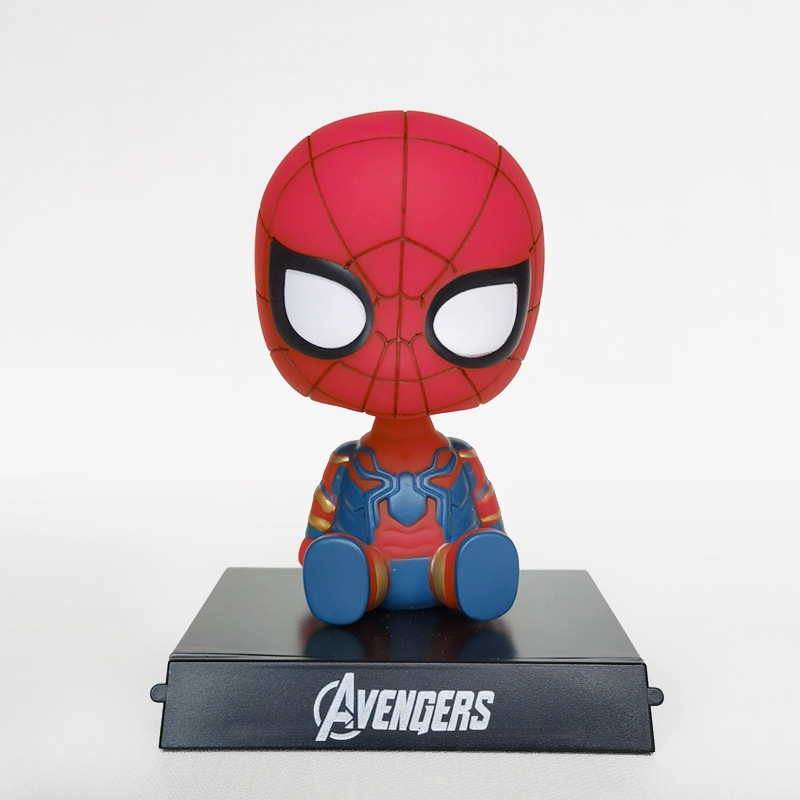 Mô Hình đồ chơi -  Người Nhện Lắc Đầu - Avengers - Bộ lắc đầu - Có Hộp Đẹp - K74-T3-S6