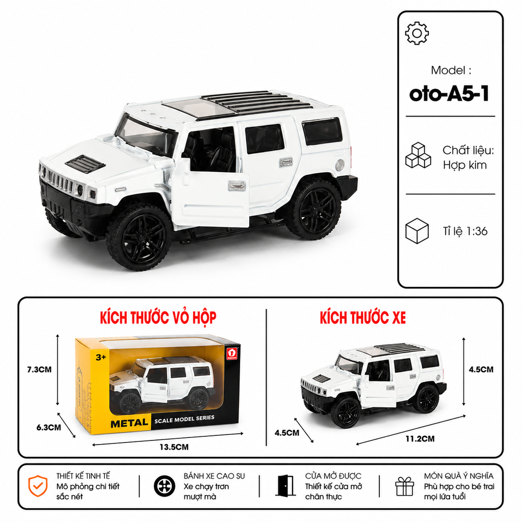 Xe ô tô thể thao hợp kim nhiều kiểu dáng , tỉ lê 1:36 - SKU :oto-A5-1 - ( VAT : 103-01-30 )