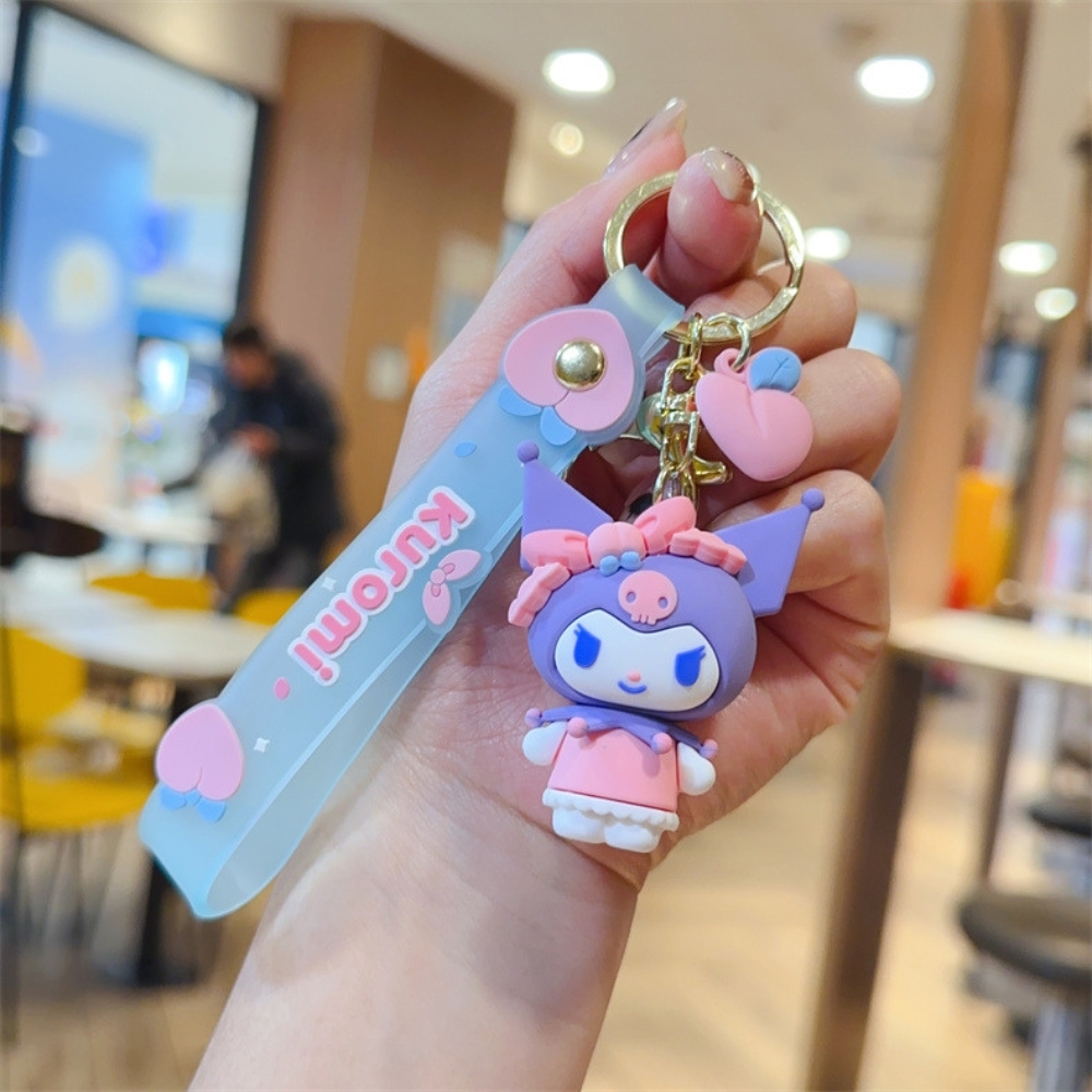 móc khóa kuromi tím - Dây móc dài : 11cm - Mô Hình Cao : 4.5cm - Nặng : 50gram - No Box : bọc túi OPP - K79-T1-S6