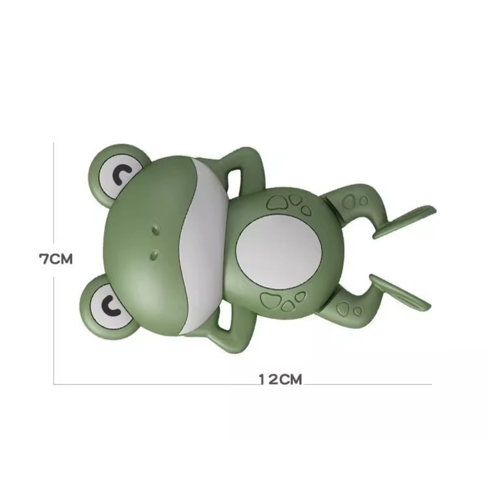 Màu Ngẫu Nhiên - Đồ Chơi Nhà Tắm Ếch Có 3 Màu - Dài 12cm - Rộng 7cm - Nặng : 200gram - No Box  - ( VAT : DOTTHH2 ) -K75-T2-S6