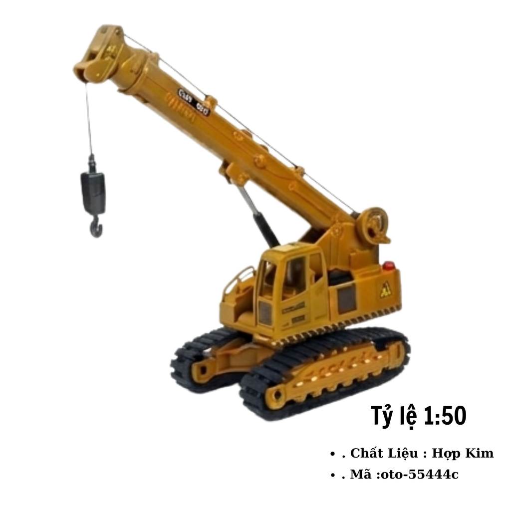 Mô hình xe cẩu , xe xúc hợp kim tỉ lệ 1:50 SKU : oto-55444 ( VAT : 003-02-50 )