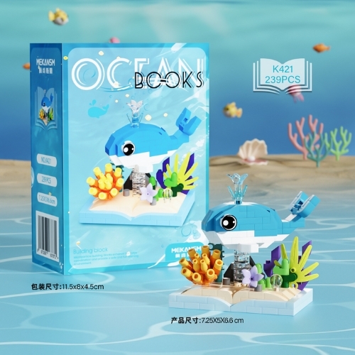 Combo 6 Mẫu lego  đại dương - Full Box - Sku : LG-S33 - (VAT 001-C6-60) - K106-T2-S9-10-11-12 (K95-T1-s5)