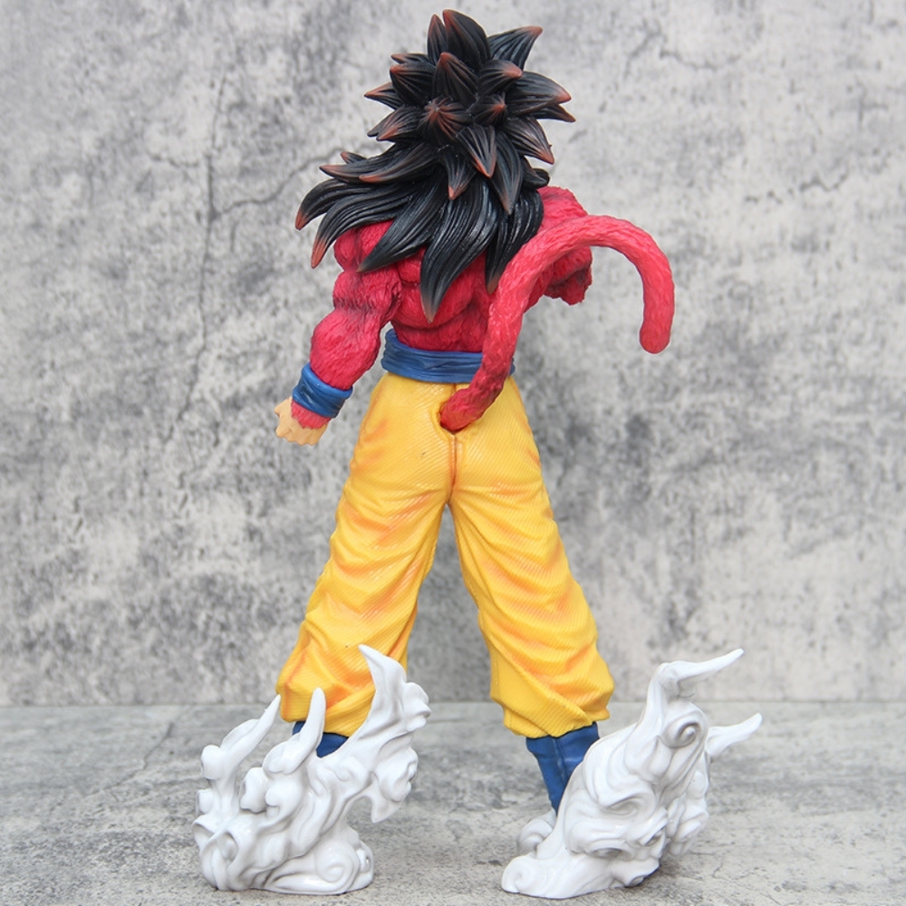 Mô Hình Songoku SSJ4 Tóc Đen dáng đứng - Cao 30cm - Nặng 700gram - Có Box màu - Figure anime Dragon ball