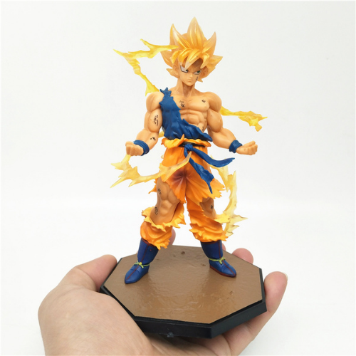 Mô hình đồ chơi - SonGoku super saiyan siêu đẹp kèm hiệu ứng - Dragon Ball - No Box - N1-K22-T2-S3