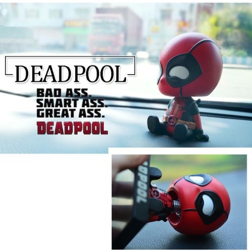 Mô Hình đồ chơi -  Deadpool Lắc Đầu - Marvel Comics - Bộ lắc đầu - Có Hộp Đẹp - N3-K24-T3-S2