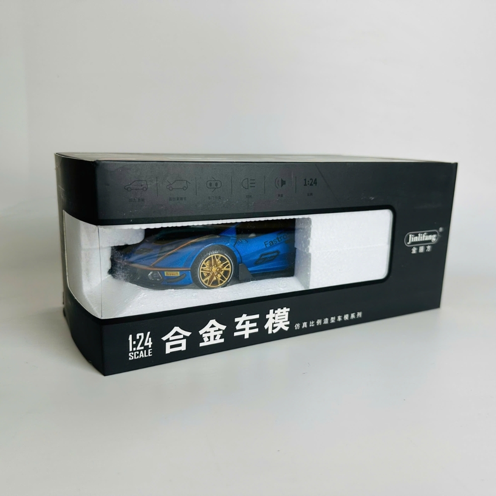Mô Hình xe lambogini xanh đua tỉ lệ 1:24 Hợp kim có thể mở cửa - bánh sau chạy cót - Dài 22cm - cao 5.5cm - nặng 800gram - Figure Oto - FULL BOX : box màu - SKU : oto403 - n3-k6-t3-s4