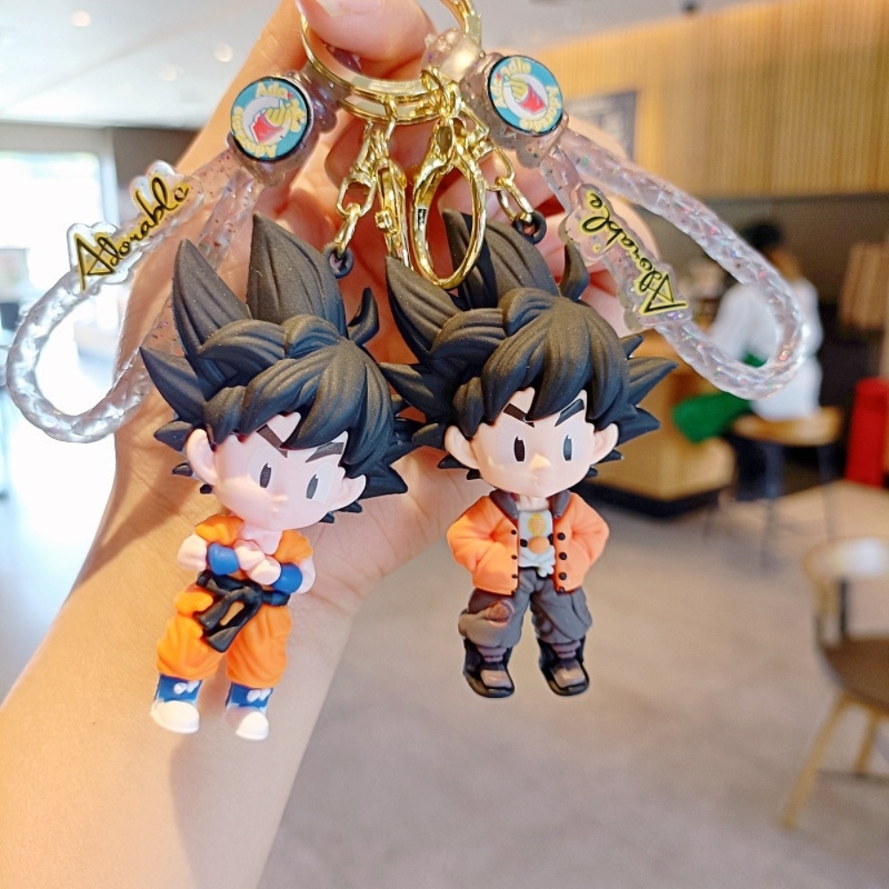 móc khóa goku sành điệu áo cam - Dây móc dài : 8.5cm - Mô Hình Cao : 8cm - Nặng : 50gram - No Box : bọc túi OPP