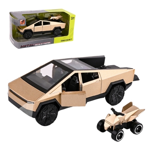 Mô Hình xe bán tải tesla hợp kim , tỉ lệ 1:36 - Dài 12cm - rộng 4.4cm - cao 5cm - SKU : oto-3617A - ( Vat : 003-01-35 )