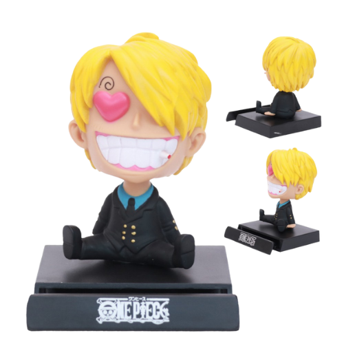 Mô Hình đồ chơi - Vinsmoke Sanji Chibi lắc đầu - One Piece - Có Hộp Màu - K73-T1-S1