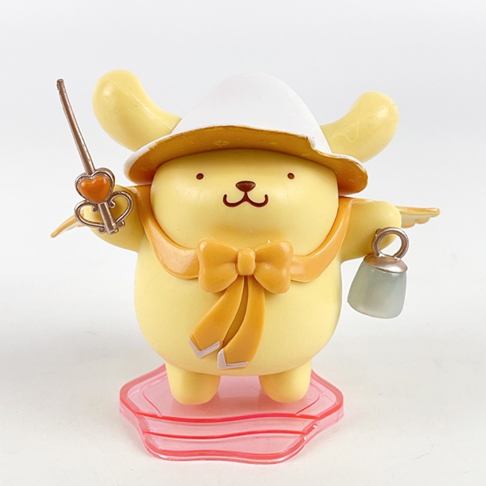 Mô hình kuromi Bộ 6 Melody Kuromi - cao 7.5 - 9.5cm - Nặng 50gram - Bọc Túi - hộp màu  - N3-K36-T1-S1