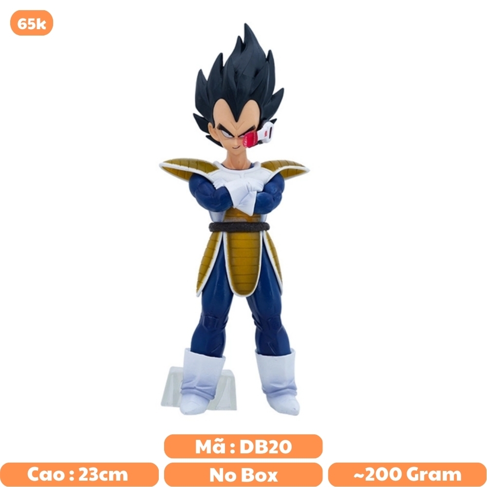Mô Hình DragonBall Vegeta dáng đứng siêu ngầu . cao 23cm - Figure DragonBall - No Box - K6-T2-S8