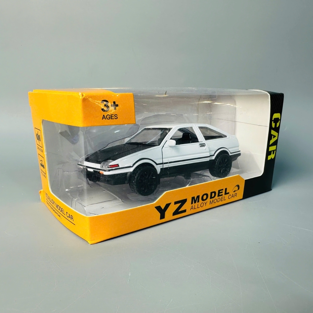 Mô Hình xe toyota AE86 tỉ lệ 1:36 Hợp kim có thể mở cửa - bánh sau chạy cót - Dài 11cm - rộng 5cm - cao 4cm - nặng : 500gram - FULL BOX : box màu SKU : oto437 - K66-T2-S7