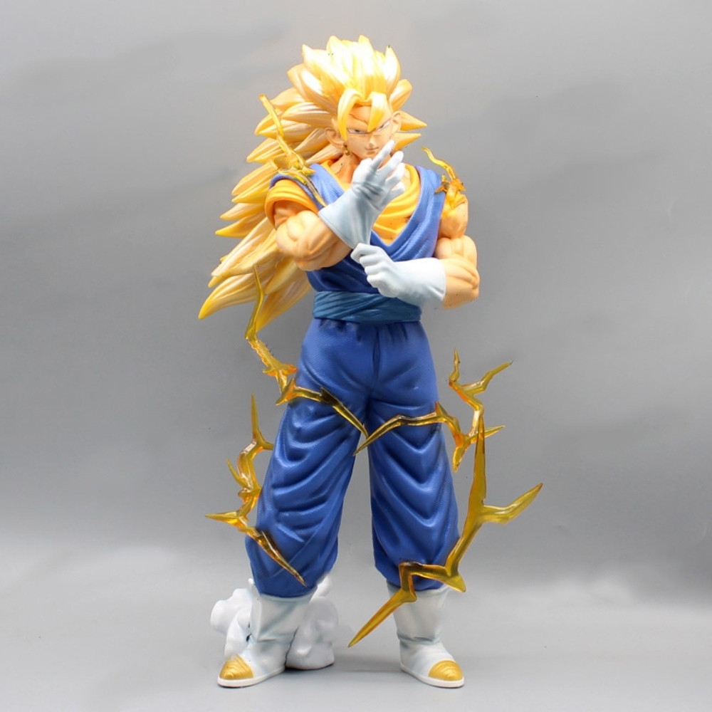 Mô Hình DragonBall Vegito dáng đứng - 3 đầu thay thế - Cao 38cm - nặng 2.7kg - Figure DragonBall - Box Bìa Carton