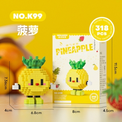 Combo 12 Hộp- Bộ Lắp Ghép Các Loại Trái Cây - Full Box - Sku : LG-S1 - (VAT 001-C12-170) - K95-T2-S10