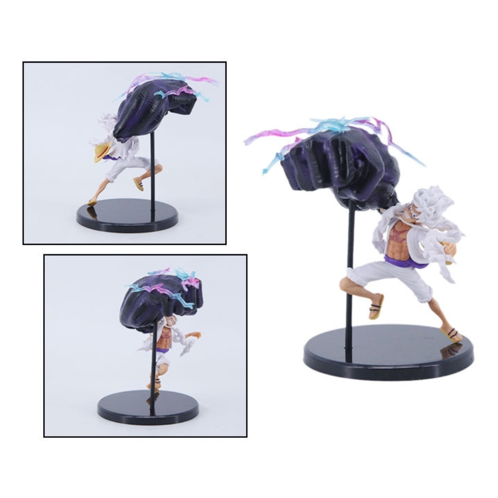 Mô hình OnePiece bộ 4 trạng thái luffy chiến đấu- Cao 9-14cm - nặng 500gram - Phụ kiện : Đế - Figure One Piece - No Box - N3-K42-T3-S3