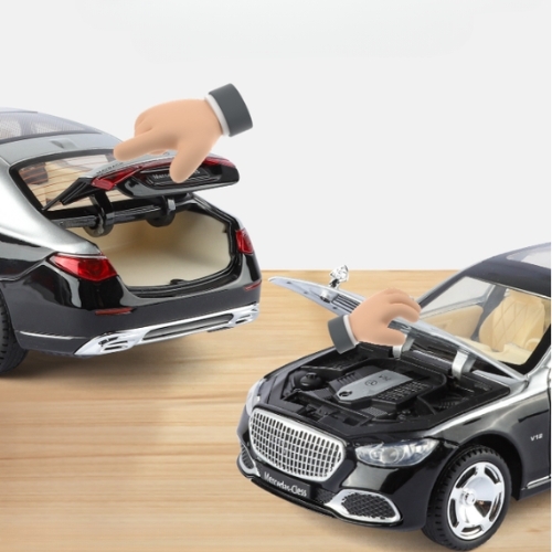 Mô Hình Xe Oto Maybach S680 tỉ lệ 1:24 , Hợp kim , có âm thanh , có đèn , có điều khiển mở cửa - Dài 20cm - rộng 8cm - cao 7.4cm - FULL BOX : box - SKU: YC001 - (VAT: 003-01-230)
