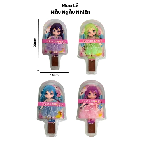 Đồ Chơi Búp Bê Miku váy công chúa ( Màu Ngẫu Nhiên ) . Cao 20cm - ngang 10cm .  SKU : BB-923