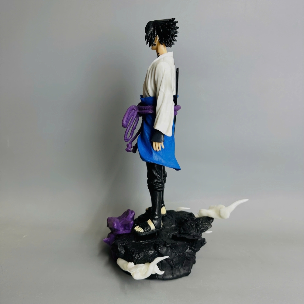Mô Hình Naruto Sasuke dáng đứng siêu ngầu có base cao - 27cm - Nặng - 450gram - Figure Naruto - No Box - N1-K46-T1-S3