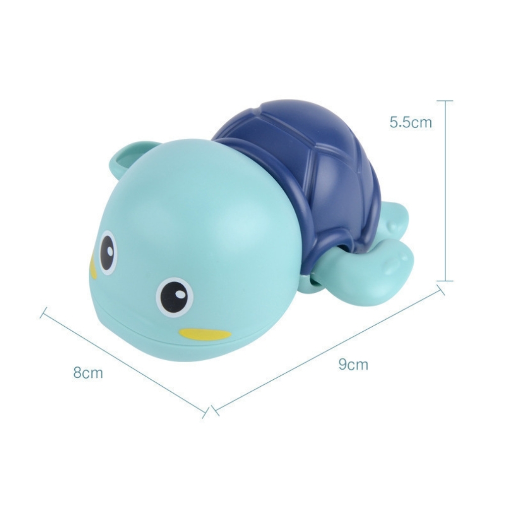 Màu Ngẫu Nhiên - Đồ Chơi Nhà Tắm Rùa Có 3 Màu - Dài 9cm - Rộng 8cm - Nặng : 200gram - No Box -( VAT : DOTTHH2 )- K75-T5-S4
