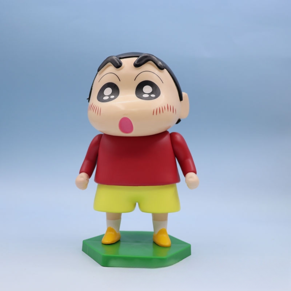 Mô Hình Shin bút chì áo đỏ - Cao 13cm - nặng 300gram - Figure Cậu Bé Bút Chì - Hộp Màu - K19-T1-S10