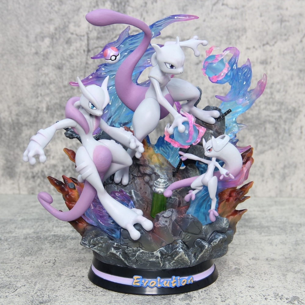 Hàng Cao Cấp -  Mô Hình Pokemon Mewtwo các biến thể bản cao cấp - Có led Đế - Cao : 29cm - Ngang : 23cm - Nặng : 1.7 kg - Figure pokemon - Full Box - K9-T3-S12