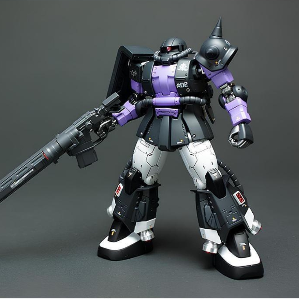 Mô Hình gundam Lắp Ráp HG 1/144 GTO 003 MS-06R-1A Zaku II Fighter High Mobility Type Cao 17cm - nặng 150gram - Figure Gundam - Có hộp màu SKU : XD003 - K28-T4-S7