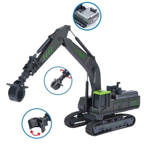 Mô Hình 4 loại Xe cần cẩu , chất liệu hợp kim và nhựa - Dài 23cm - rộng 8.5cm - cao 19cm - SKU : oto-YM702802 - ( VAT : 003-02-50b )